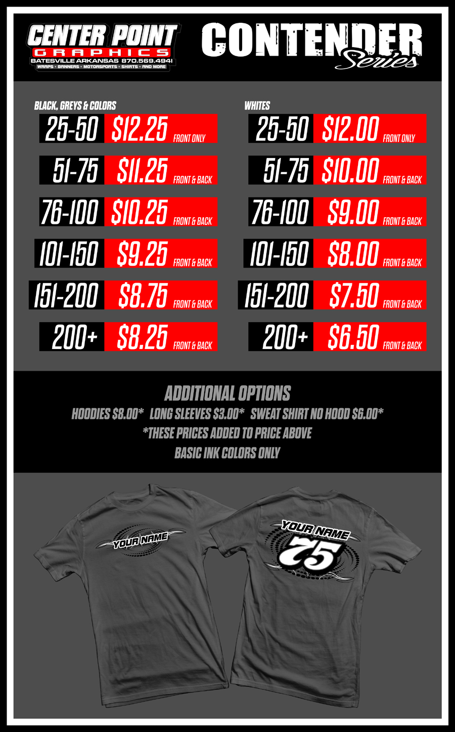 Center Point Graphics | Batesville, AR | 870.569.4941